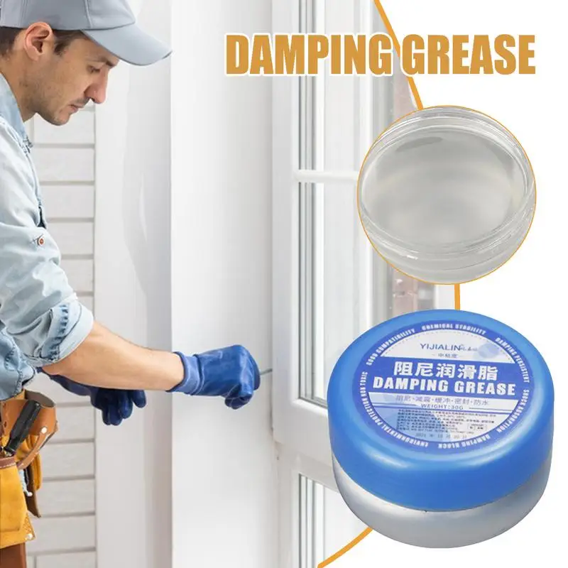 Damping Grease High Viscosity Lubricating Grease Rubber Polishing Abrasive Car Maintenance Supplies Enhances Shock Absorption