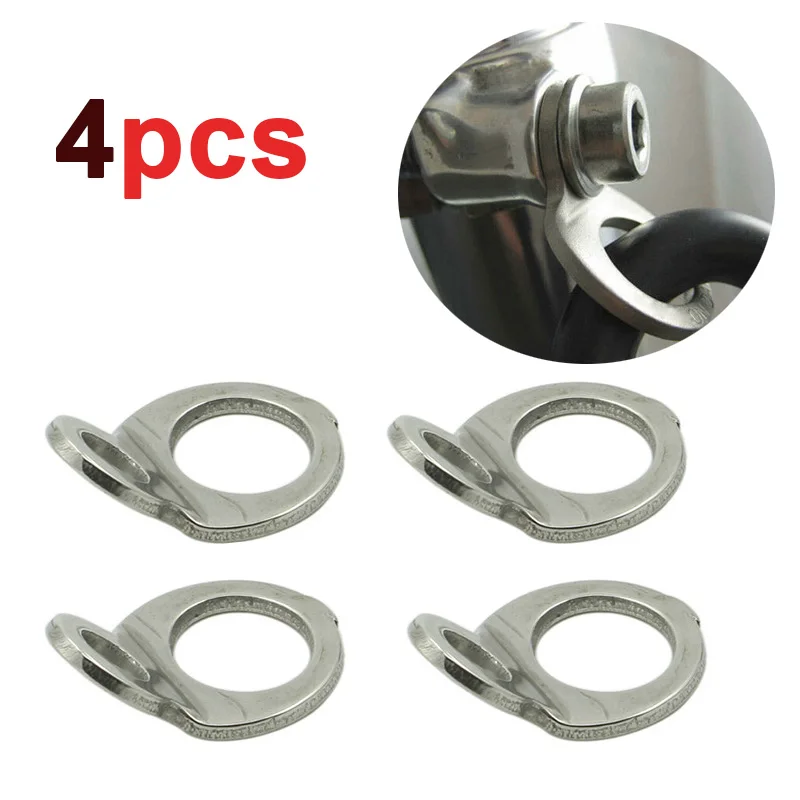 4X fuertes anillos de correa de amarre para motocicleta de acero inoxidable para motocross/bicicleta de cross/ATV/UTV Etc. 8/18mm accesorios de motocicleta