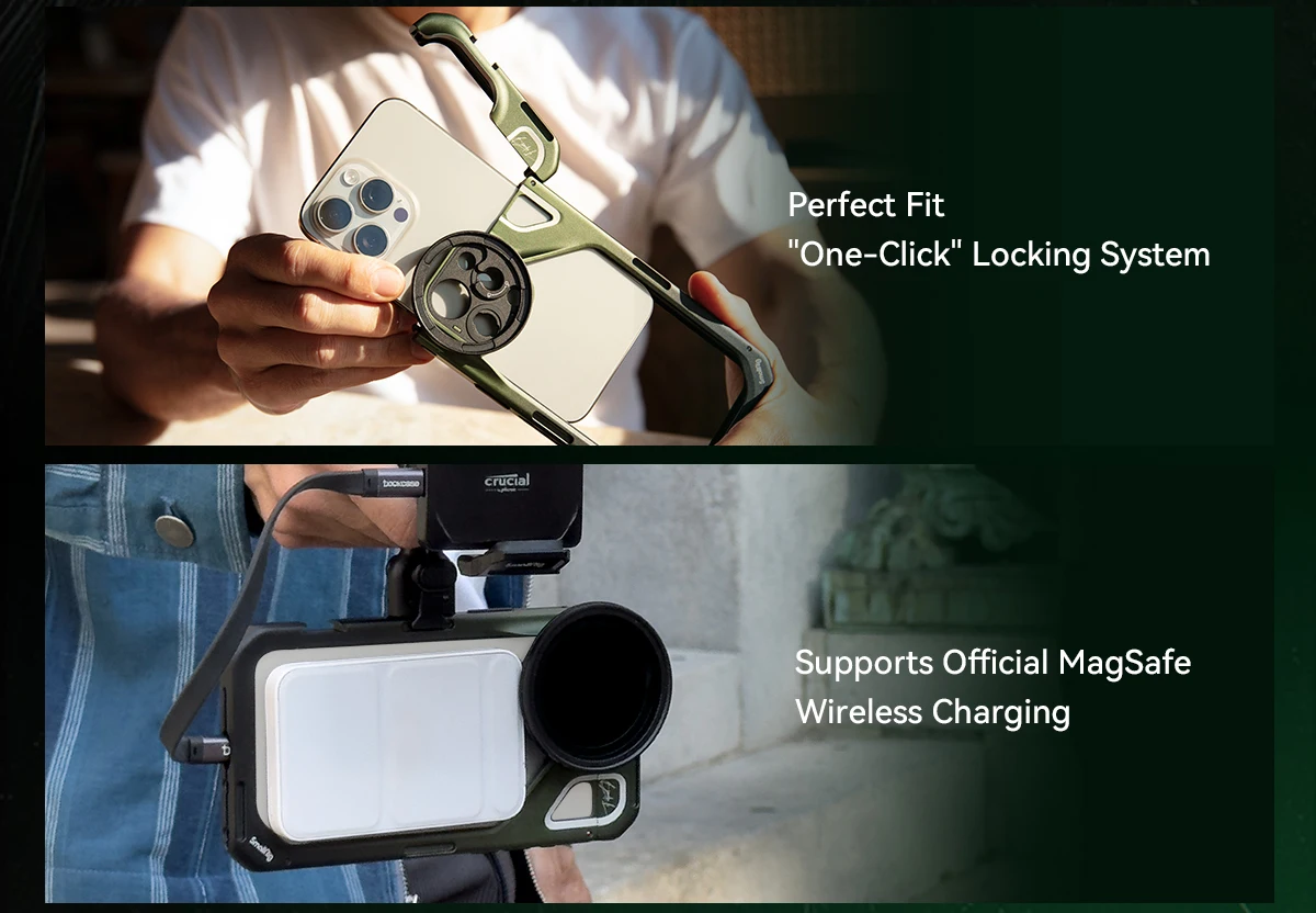SmallRig x Brandon Li Mobile Video Kit for iPhone 15 Pro Max with Wireless Quick