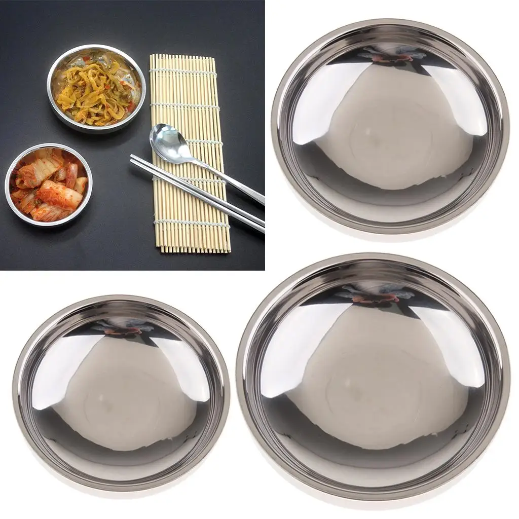 2x Relish Dish | BPA- & Friendly Sauce Plate | Tasting Dishes | Stainless Steel