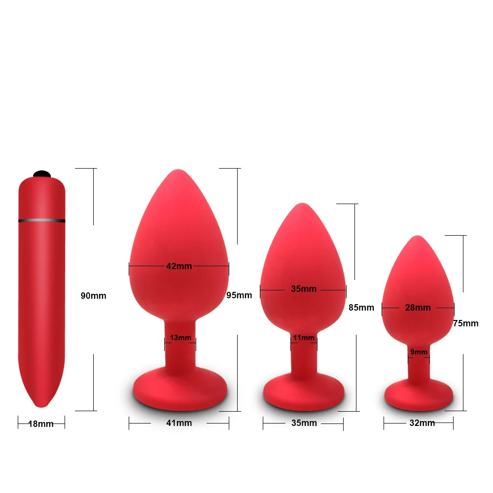 Anal Butt Plug Soft Silicone Prostate Massager For Couples_voghion.com