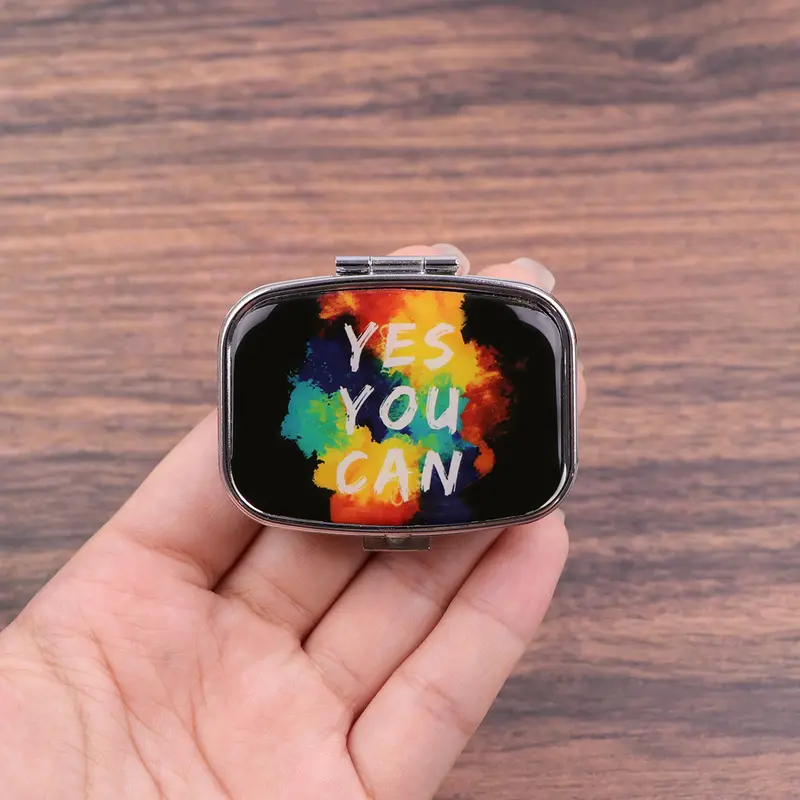 Van Gogh Art Mini Pill Box 2-Compartment Medicine Pill Organizer Household Portable Medicine Storage Box Travel Jwelery Gift - Image 13