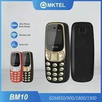 MKTEL BM10 Mini Feature Phone With Earhook Dual SIM Dual Standby 380mAh Battery MP3/MP4/FM Radio/Bluetooth/GPRS 2
