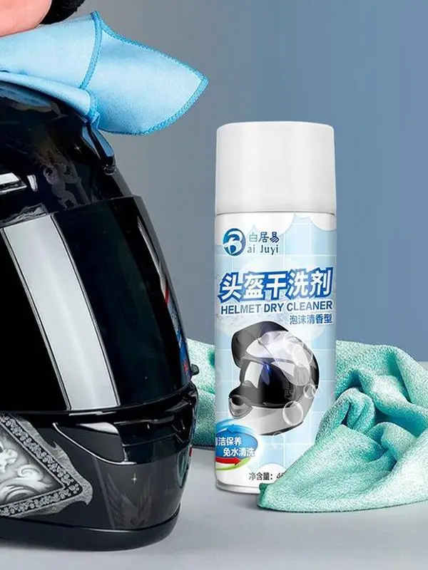 Helmets Dry Cleaner Motorcycle Helmets And Visor Cleaner No Water Wash
