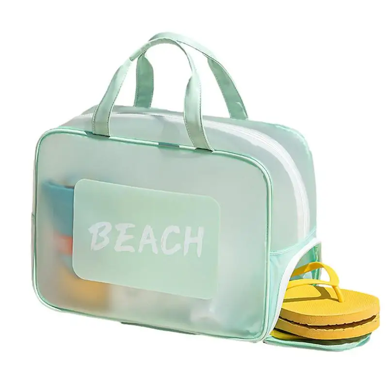 

Waterproof Beach Bag Swimming Pool Bag Waterproof Zipper Handbag Wet And Dry Separation Organizer Large Capacity For Travel