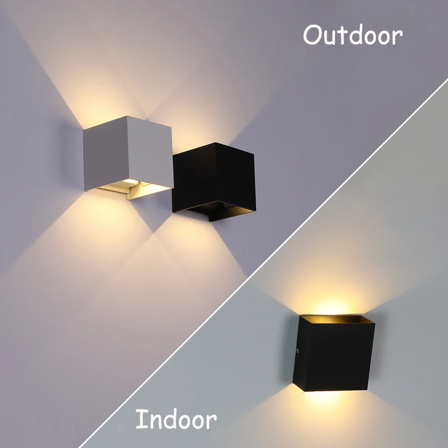 6W/10W LED Porch Lamp Wall Light Waterproof IP65 Outdoor Lights Indoor Bedroom Lighting Decoration Lighting Lamp Garden