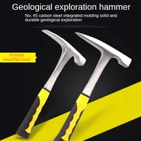 Multifunctional Professional Camping Hammer Hand Tool High Carbon Steel Geological Hammer Integrated Forging Claw Hammer 1