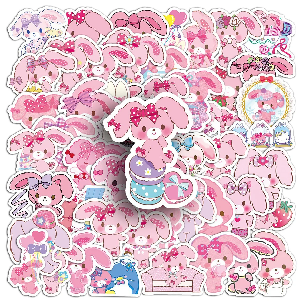 

10/30/50pcs Kawaii Bonbonribbon Sanrio Stickers Stickers Aesthetic Decoration Decals DIY Phone Stationery Laptop Cute Sticker