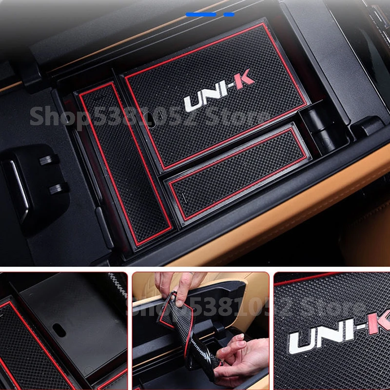 Armrest Box Storage Box Central Control Storage Box for Changan UNIK