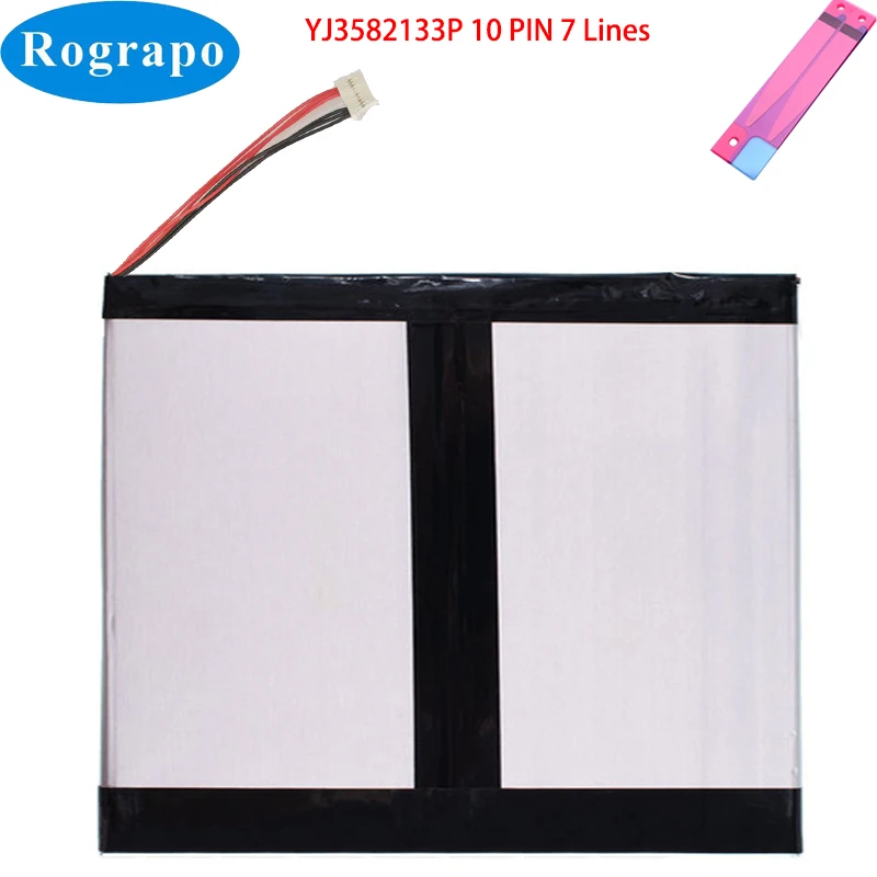 Portátil Tablet pc Bateria 10 Pinos Fio Plug Novo 7.6v 6000mah K136t 2x Yj3582133p