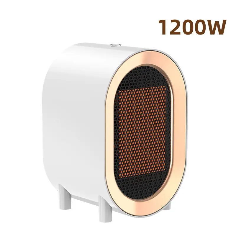Chauffage électrique 1200 W, radiateur soufflant portable en céramique avec  2 réglages