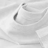 Autumn New Men's Long Sleeved Knitted Pullover Classic Round Neck Sweater Soft Casual Sweater Light Solid Color Sweater Men 2