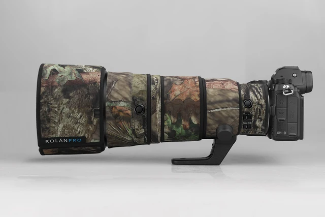 Funda Camuflaje Nikon Z 400mm F4.5 VR S - Impermeable Rolanpro - Color Hierba #19