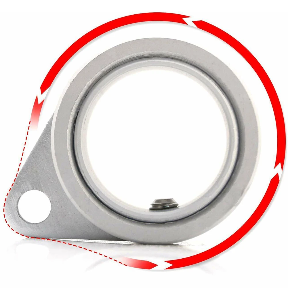 Parts Flag Pole Ring For 0.75-1 Inch Pole Sliver&deg; Rotating Aluminum Alloy Aluminum Swivel Ring Anti-Wrap
