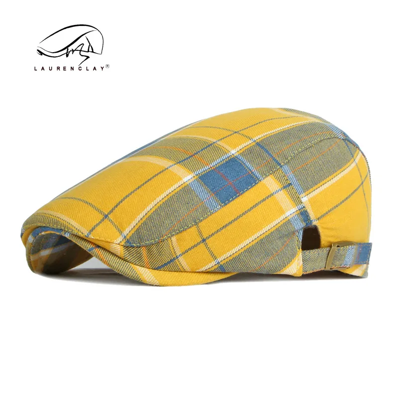 Men's Women's Newsboy Hat Flat Adjustable Plaid Ivy Gatsby Cabbie Driving Golf Hat Beretbbie Gatsby Driving Cap
