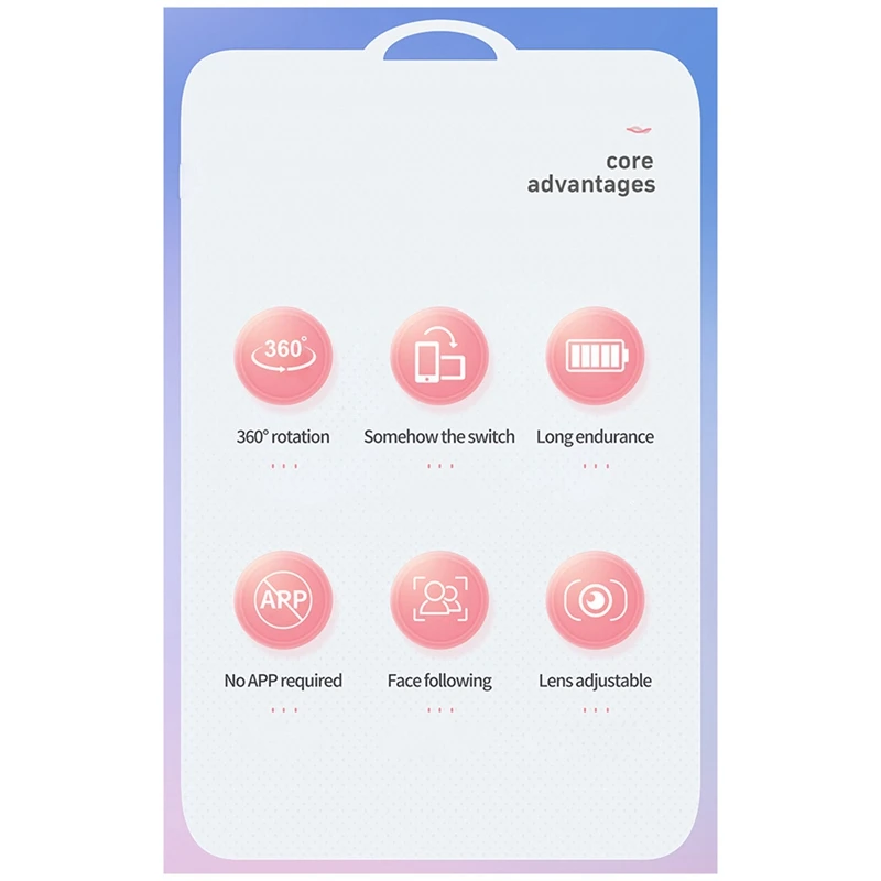 Automatic Face Tracking Gimbal Mobile Phone Holder APP-Free AI Face Recognition
