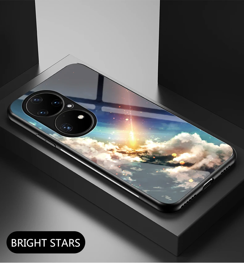 jaoks P9 P10 P20 P30 P40 Lite Case DECLAREYAO Luxury Hard Mirror karastatud klaasist Coque jaoks Huawei P9 P10 P20 P30 P40 P50 Pr jaoks_voghion.com
