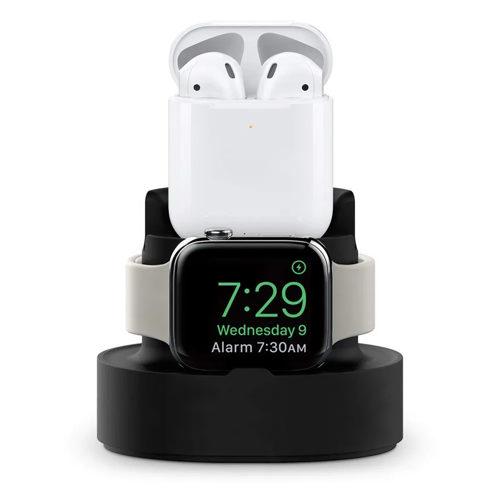 Universal 3-in-1 Charging Dock for Smartwatch, Earbuds, and Smartphone
