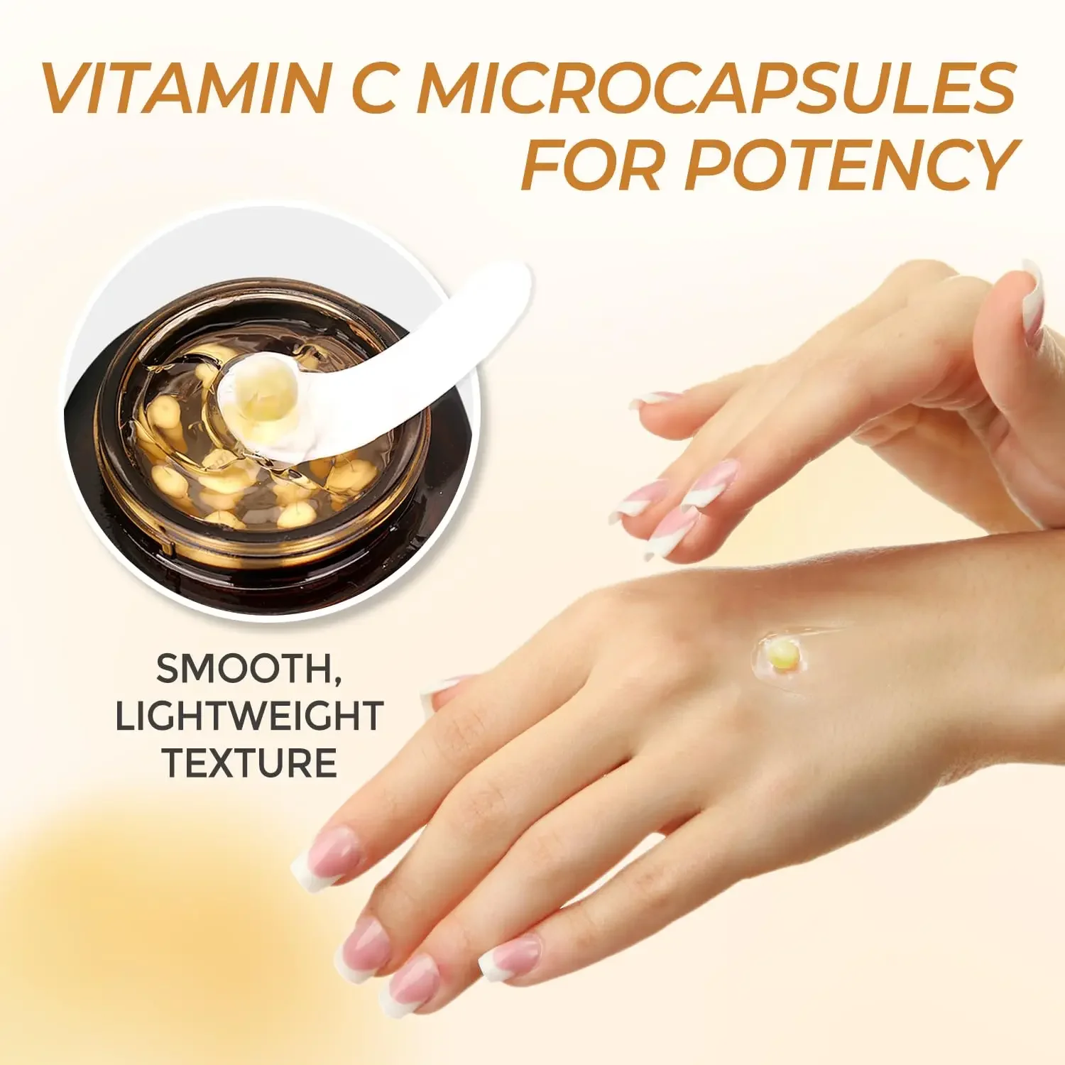 Deep Vitamin C Golden Capsule Instant Wrinkle Cream Firming Hydrating Face Moisturizer Antioxidant Protection Daily Skincare - Image 4