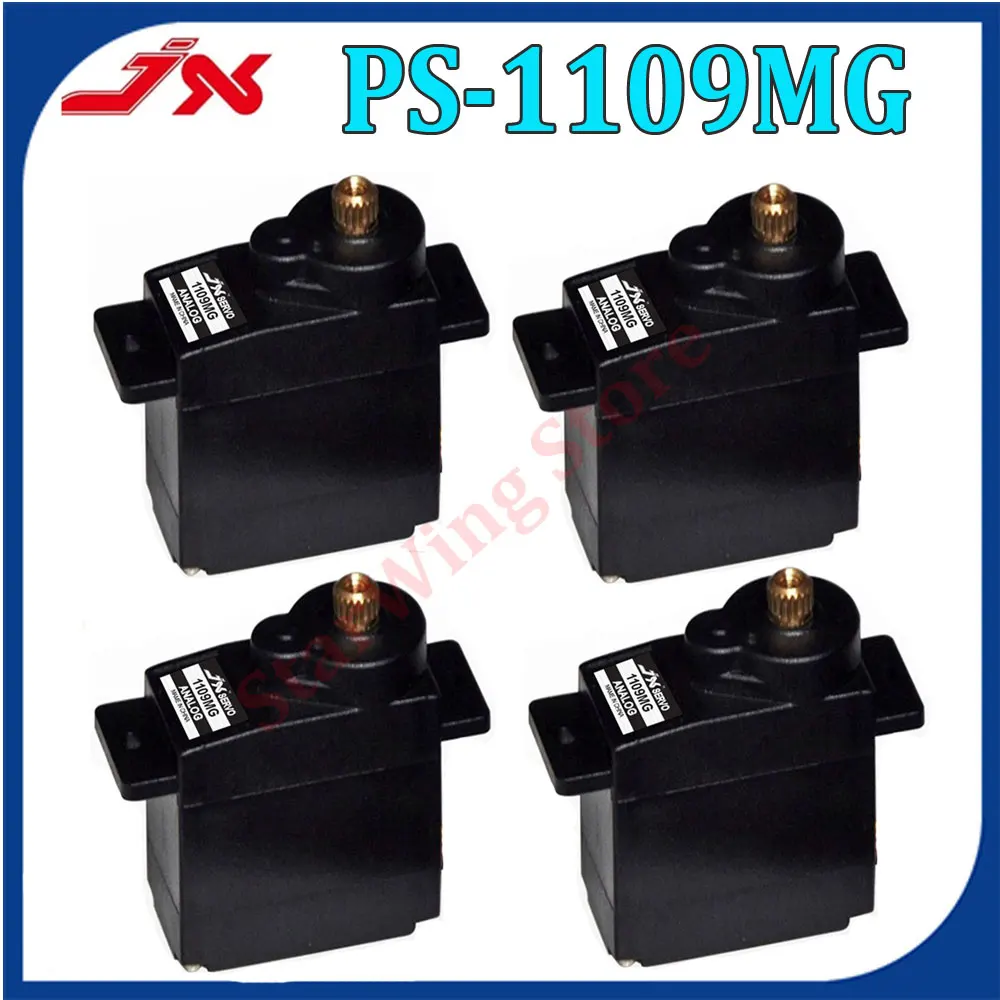 

JX сервопривод PS-1109MG 9g 2,5 кг, металлическая шестерня, Аналоговый сервопривод, металлическая шестерня, Аналоговый сервопривод для 1/18 RC автомобиля, лодки, робота, вертолета, радиоуправляемых игрушек