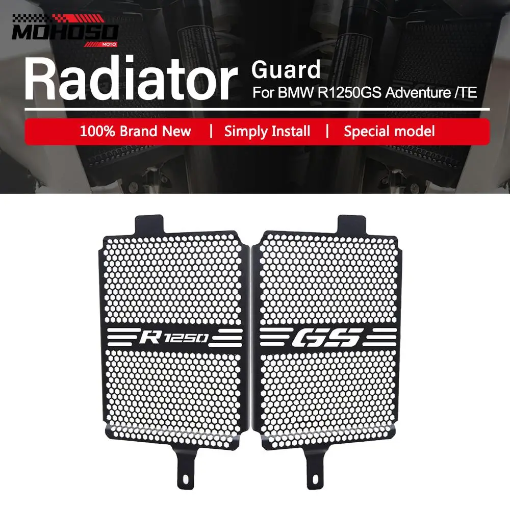 

NEW Motorcycle Radiator Grille Guard Cover Protector For BMW R1250GS Adventure /TE 2019 2020 2021 2022 2023 CNC Oil Cooler Guard