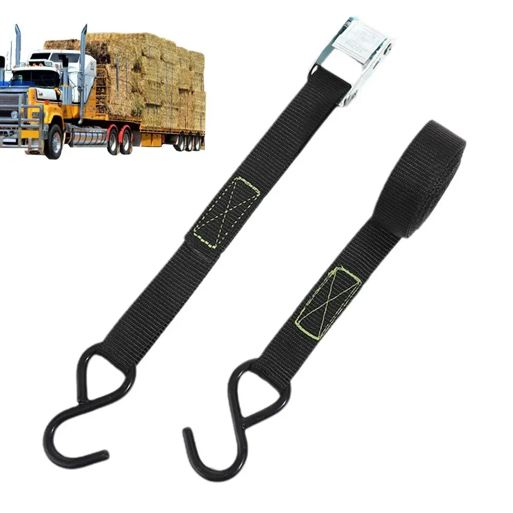 Sangle à Cliquet De Voiture 5 M - Polyester Résistant - Pour Arrimage De Bagages, Camping, Transport