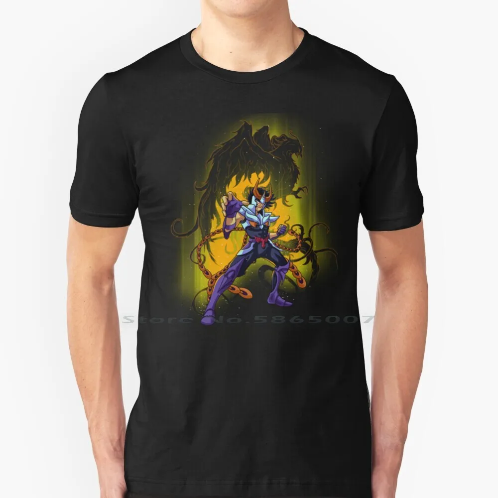 Maglietta Ikki Of Phoenix 100% Cotone Cavalieri Dello Zodiaco Ikki Phoenix Saint Seiya Manga Cavalceiros Do Zodiaco T-Shirt 6Xl Di Grandi Dimensioni