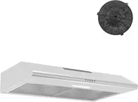 30 inch Ductless with Charcoal Filter,Under Cabinet Kitchen with Button Control Vent Range Hood 1