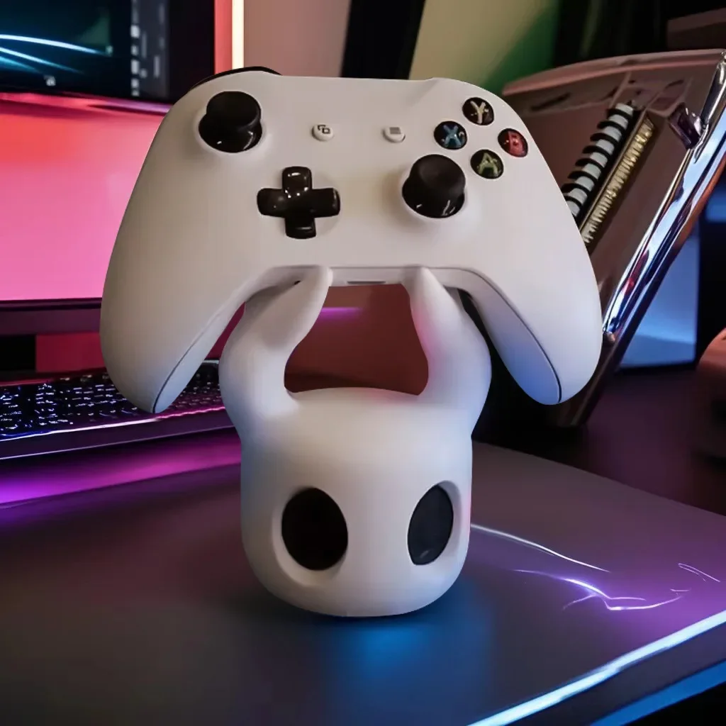 Supporto per controller di gioco creativo Cartoon Ghost per PS5/XBOX/switch Design luminoso Accessori da gioco per display desktop cool - immagine 3