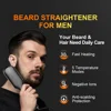 Professional Fast Heating Anti-Scald Auto Shut Off Beard Straightening Comb For Men Hair Styling Straighten Brush For Women 5
