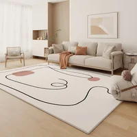 Modern Minimalist Living Room Decoration Carpet Fluffy Soft Lounge Rug Large Area Rugs for Bedroom Home Thick Non-slip Floor Mat 2