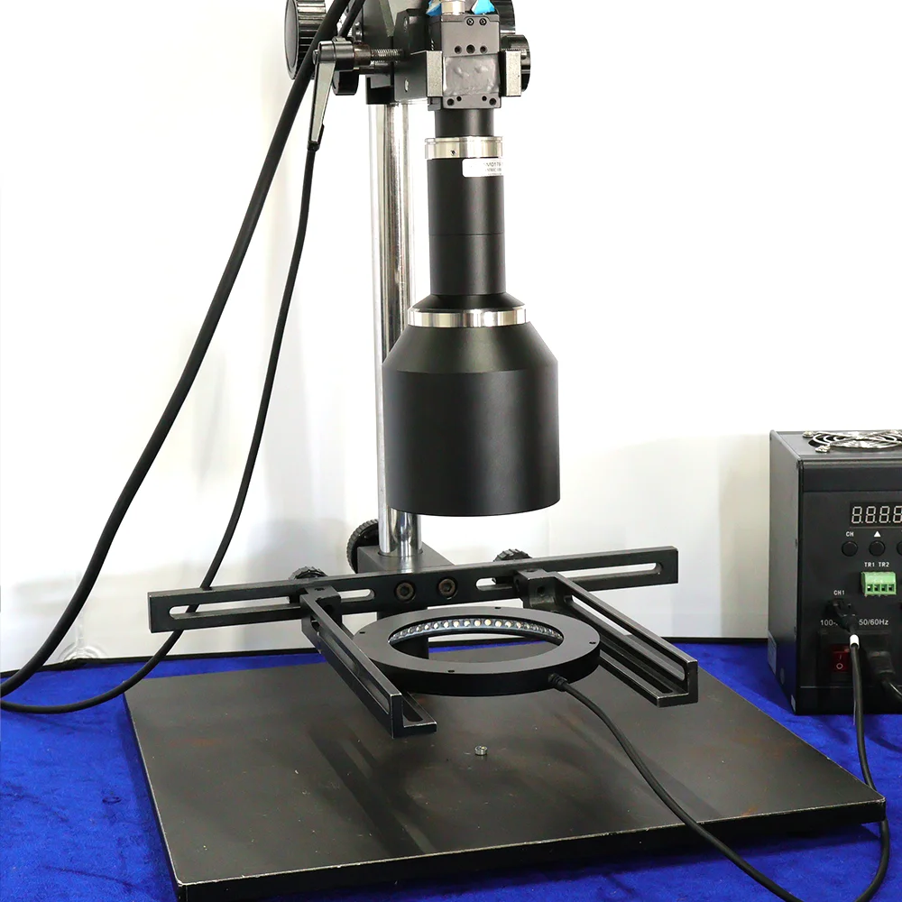 0.172X 1.1인치 WD=230mm C-마운트 산업용 머신 비전 LCD 패널 감지 저왜곡 텔레센트릭 렌즈