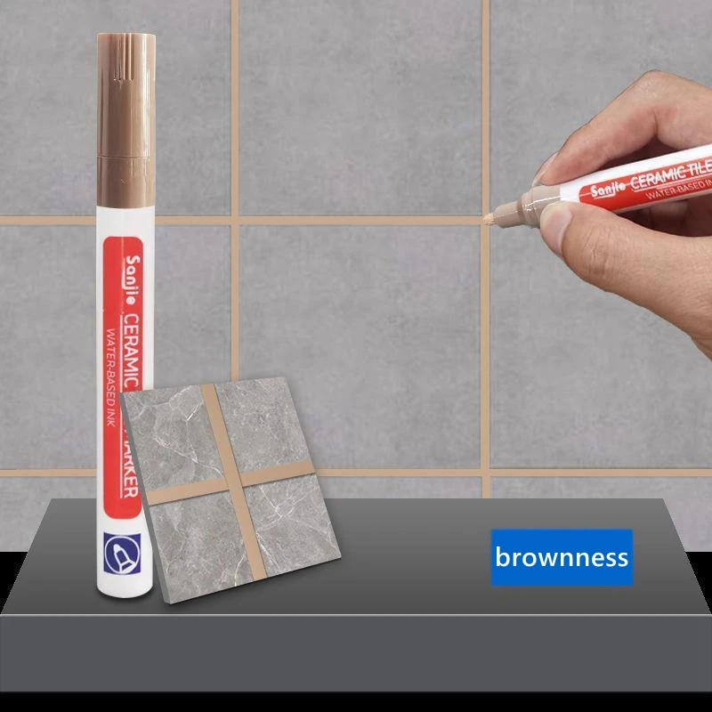 Waterproof White Grout Restorer Marker for Seam Repair and Tile Refresh