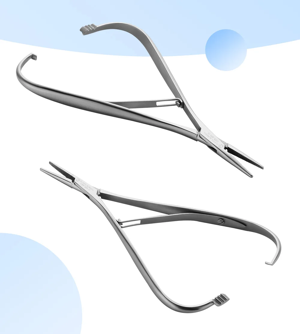 AZDENT Dental Kieferorthopädische Elastische Platzierung Ligatur Krawatte Halter 14 cm Extra Feinen Schnabel Edelstahl Ligation Ring Dental Werkzeuge – Detail 5