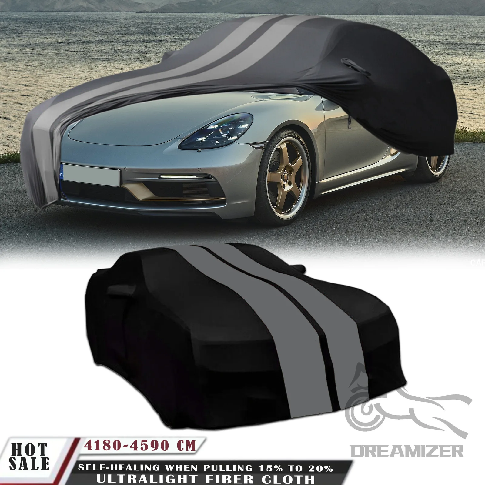 Universal Car Covers Stretch Cloth Special Car Clothing Auto Cover Indoor Dust Sun Protection Exterior Accessories For Porsche 3