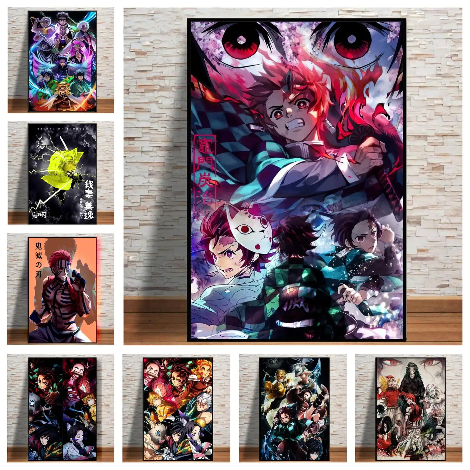 https://ae01.alicdn.com/kf/Sa43e1c97871c44a48d74fa86a97da80fq/Classic-Anime-Demon-Slayer-Tanjiro-Poster-and-Wall-Poster-Painting-Bedroom-Large-home-decor-Art-Picture.jpg