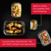 Rubbermaid Brilliance Glass Storage 3.2-Cup Food Containers with Lids 2