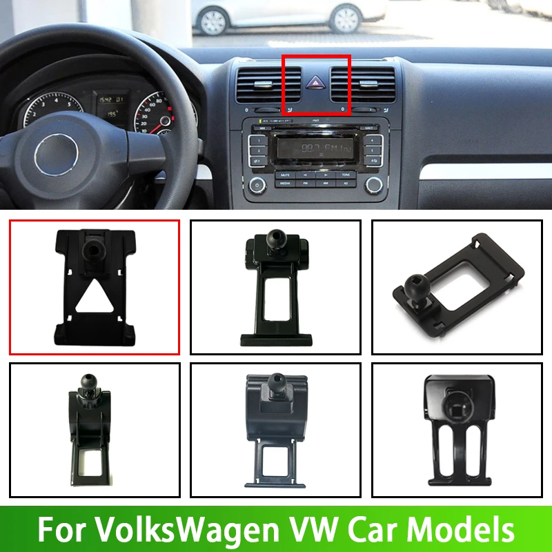 Special Car Mobile Phone Bracket Base Air Vent Mount Bracket For Volkswagen VW Sagitar Magotan B7 CC TACQUA T-Cross