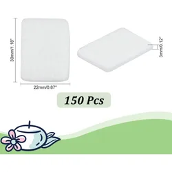 Aromatic Microfiber Refill Pads - Unscented Essential Oil Diffuser Pads (150 Count) for Humidifiers and Home Use (BTG03 - 02761)