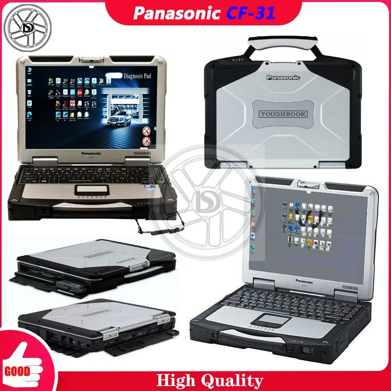 Panasonic Cf-31 Core I5 4G/8G Hdd/Ssd Diagnostico Robusto Laptop Per Mb Star C4/C5/C6 O Icom Next/A2/A3 E 5054A Strumento Diagnostico