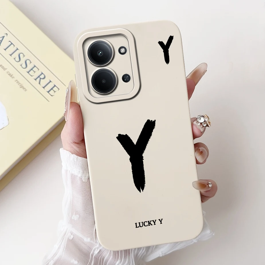 Cute Lucky Letters Shockproof Phone Case, Soft s Cover
