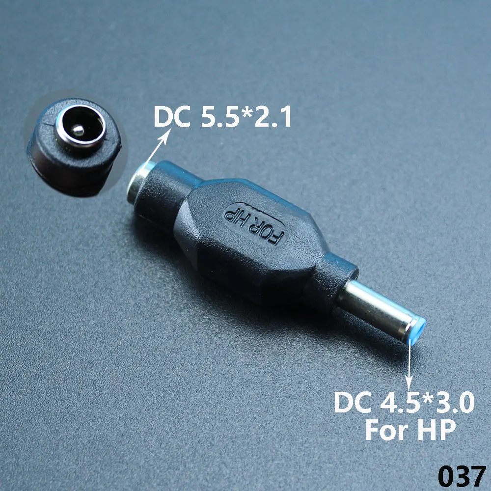 1Pcs 5.5 x 2.1 mm female to 7.9 x 5.5 mm male DC adapter for laptop power plug adapter 5.5X2.1 female to 4.5 7.9 4.0 male