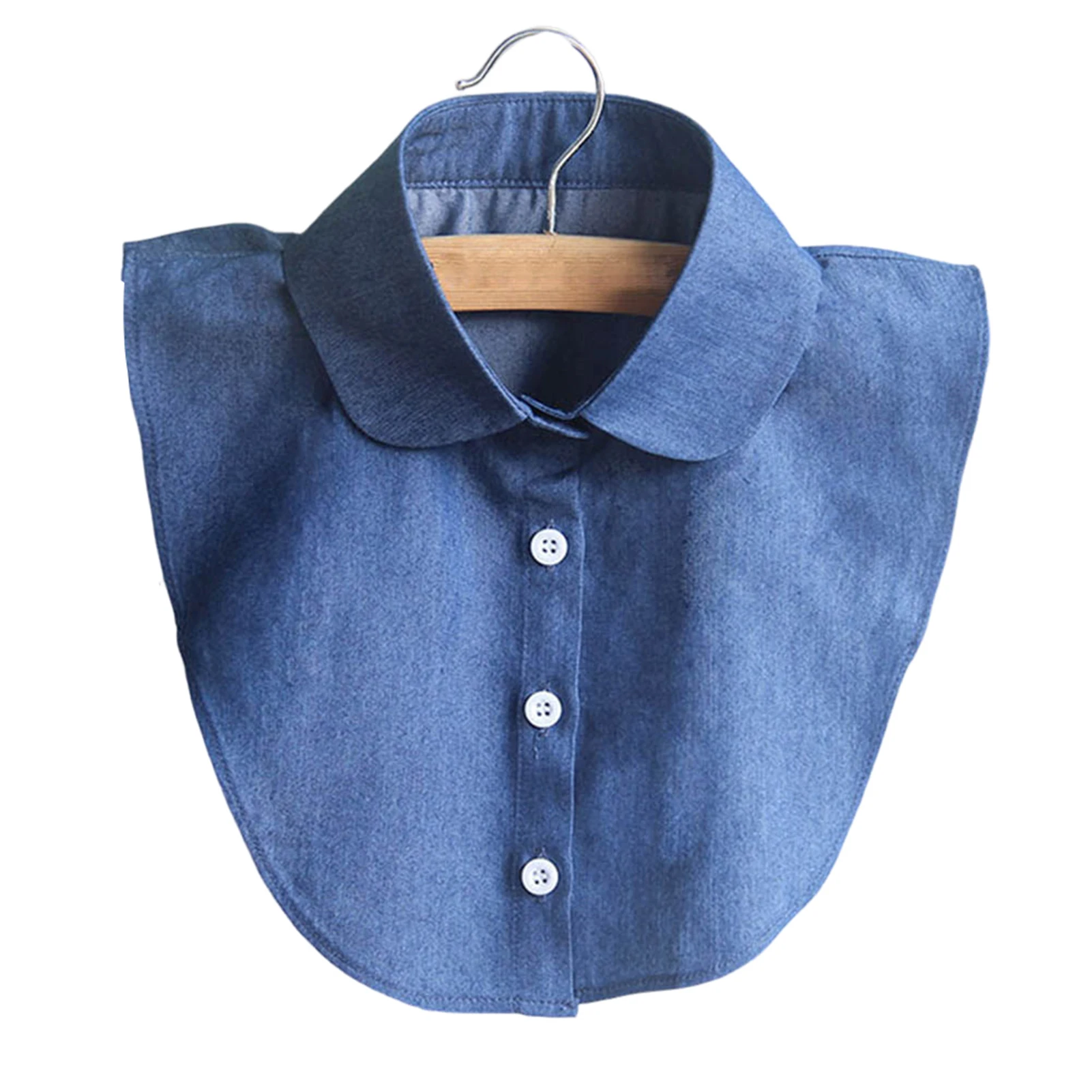 

Denim Decorative Fake Collar Modern Design Comfortable to Wear Faux Collars Suitable for Casual Clothes