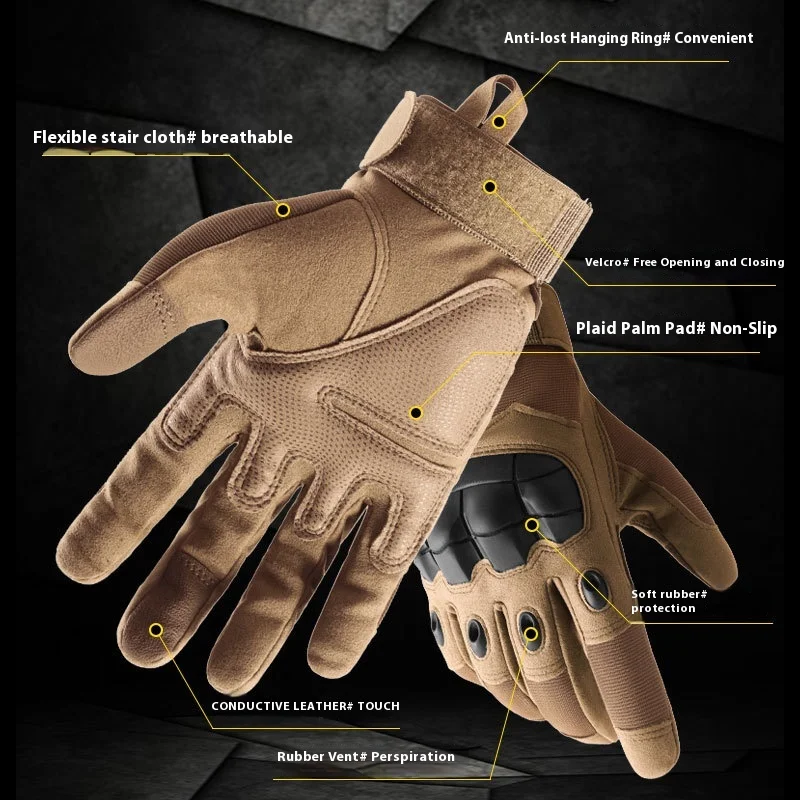 Tactical gloves full finger protection sports training outdoor