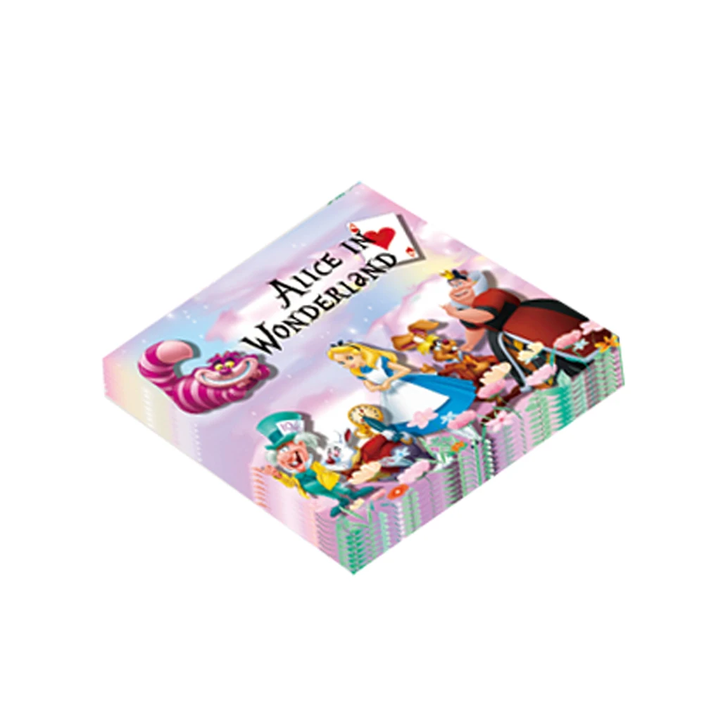 Alice in Wonderland Birthday Party Supplies Set - Alice in