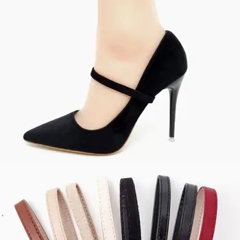 2023 New Convenient Anti-Loose Adjustable Detachable Fashion Leather Fixed Shoes Strap For Woman Shoelaces for High Heels 1