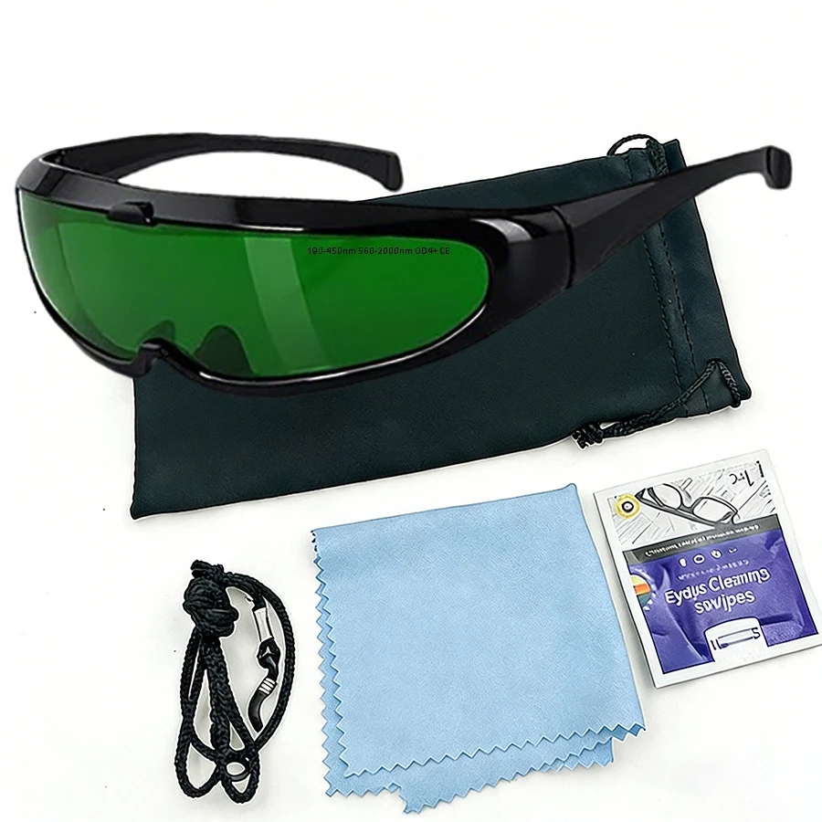 Enhanced Red Light Therapy Eye Protection Goggles for Optimal Visibility During Light Sessions