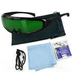 Enhanced Red Light Therapy Eye Protection Goggles for Optimal Visibility During Light Sessions (Goggles 7412)