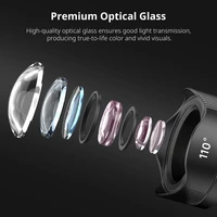 Ulanzi Universal Mobile Lens 75mm Macro/8mm Fisheye/16mm Wide-Angle/60mm Telephoto Phone Lens for Photography Videography - Image 2