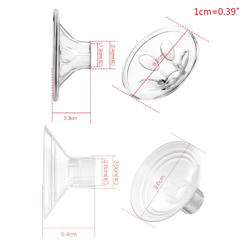 

Baby Feeding Massage Cushion Electric Breast Pump Accessory Silicone Petal Pad